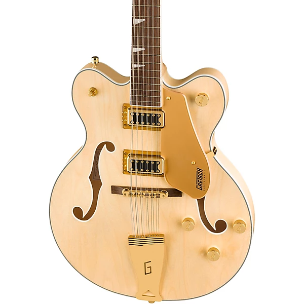 Gretsch Guitars G5476G 12 Limited Edition Electromatic Classic Hollowbody Double Cut 12 String Electric Guitar With Gold Hardware Natural