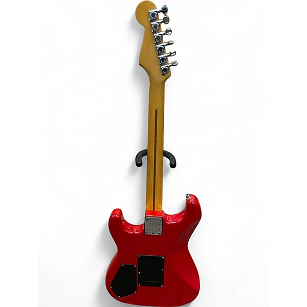 Vintage 1980s Squier Contemporary Stratocaster HSS Red Solid Body Electric Guitar