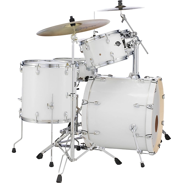 Pearl Export Standard 5 Piece Drum Set with Hardware Level 1 Pure White H94539004005000.gc