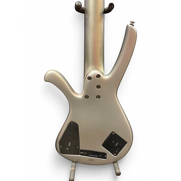 Used Ibanez EDA905 Silver Sparkle Electric Bass Guitar