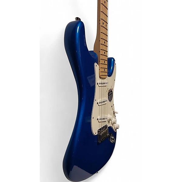 Used Fender 50th Anniversary American Stratocaster Chrome Blue Solid Body Electric Guitar