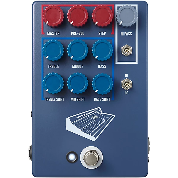 Colour Box V2 10 Yr Anniversary Colorway Preamp Pedal Blue