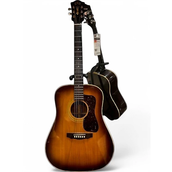 Vintage 1974 Guild D140 Tobacco Burst Acoustic Guitar