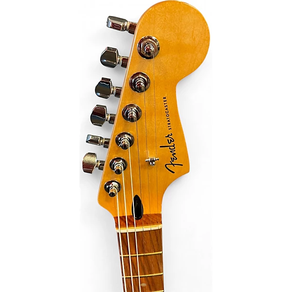 Used Fender Player Plus Stratocaster HSS Silverburst Solid Body Electric Guitar