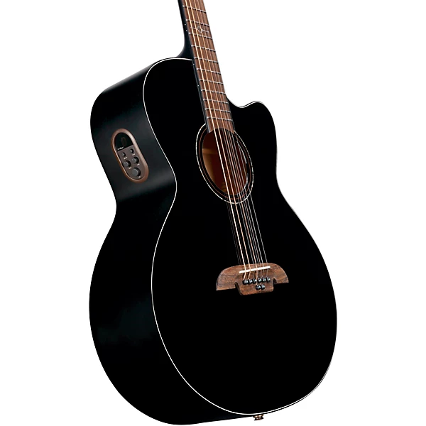 Alvarez ABT60CE 8 String Baritone Acoustic Electric Guitar Black