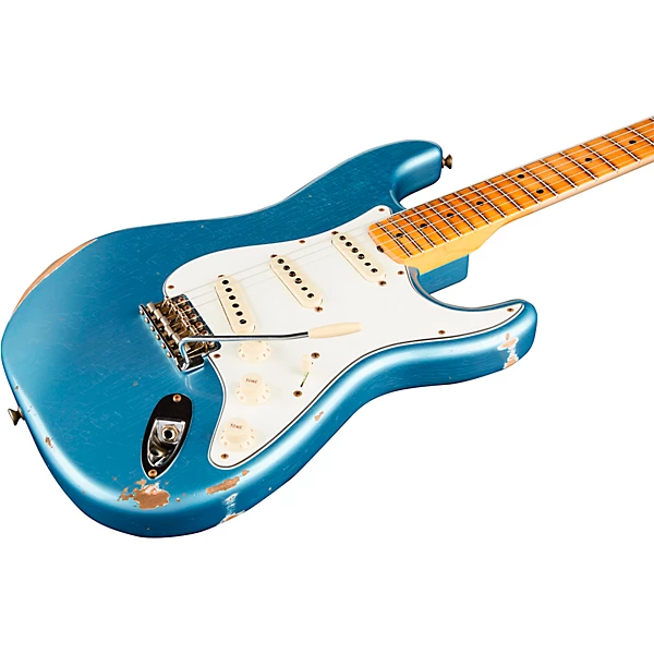 Fender Custom Shop Limited Edition Tomatillo Stratocaster Special Relic Electric Guitar Super Faded Aged Lake Placid Blue