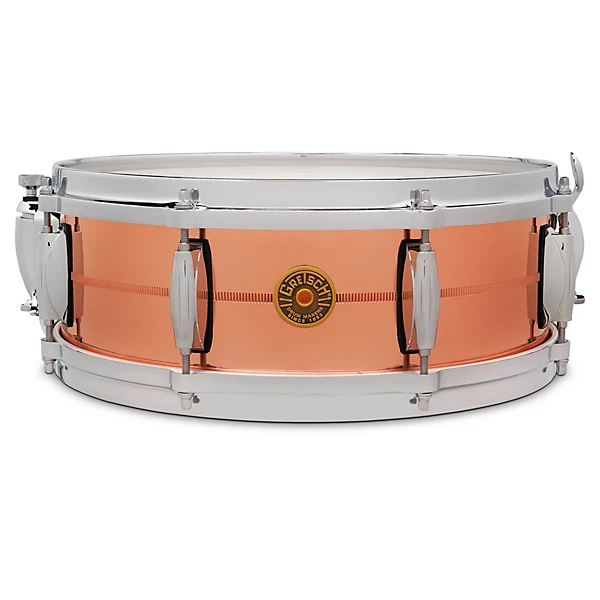Gretsch Drums USA C2 2mm Polished Copper 8 Lug Snare Drum 14 x 5 in.