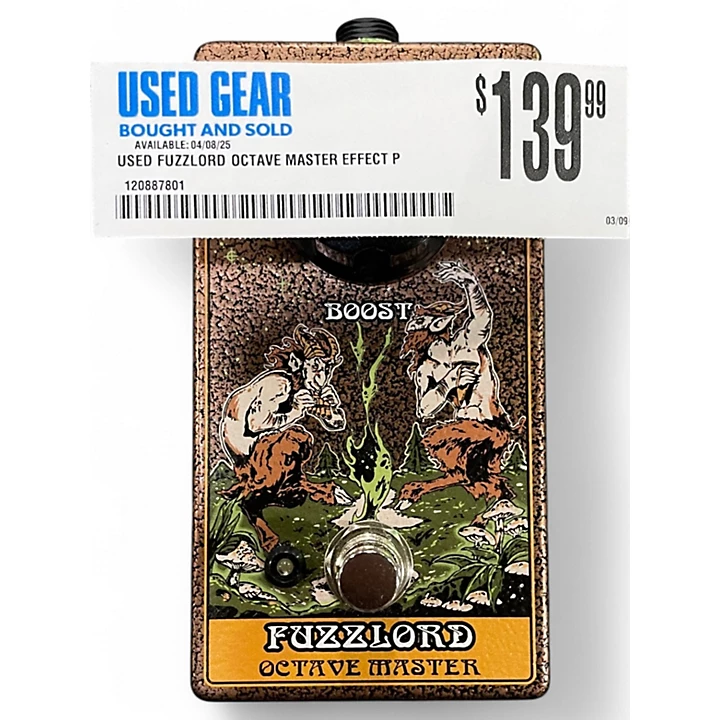Used Fuzzlord OCTAVE MASTER Effect Pedal