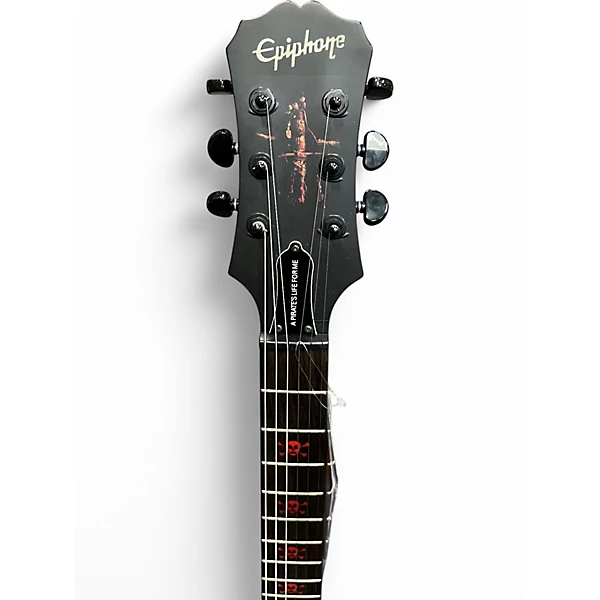 Used 2006 Epiphone LES PAUL STUDIO PIRATES OF THE CARIBBEAN LIMITED EDITION Solid Body Electric Guitar