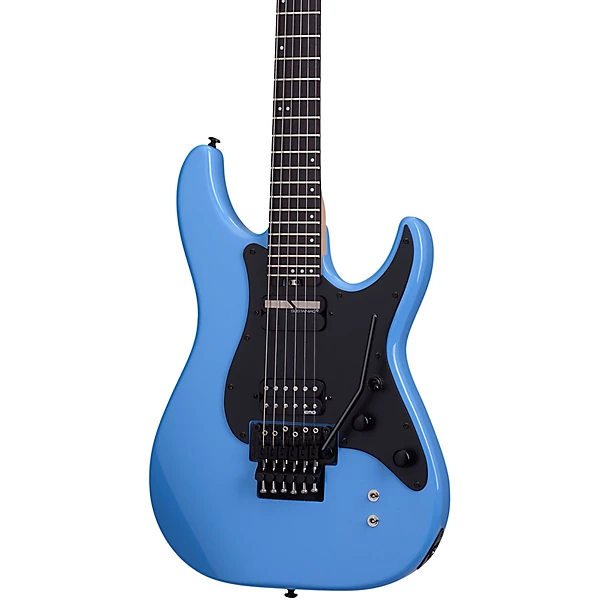 Schecter Guitar Research Sun Valley Super Shredder FR S Electric Guitar Riviera Blue Black Pickguard