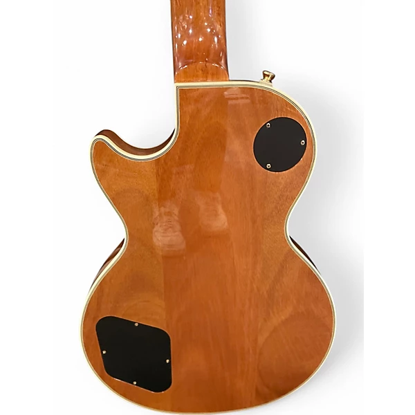 Epiphone Used Epiphone Limited Edition Les Paul Custom Pro Koa Natural Solid Body Electric Guitar.gc