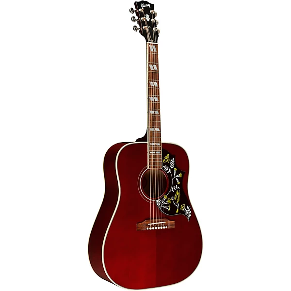Hummingbird Standard 3A Quilt Limited Edition Acoustic Electric Guitar Wine Red