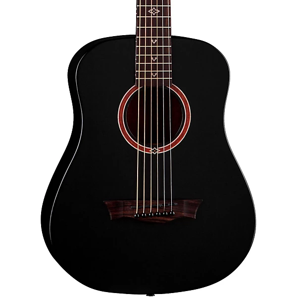 Flight Series Travel Acoustic Guitar Satin Black