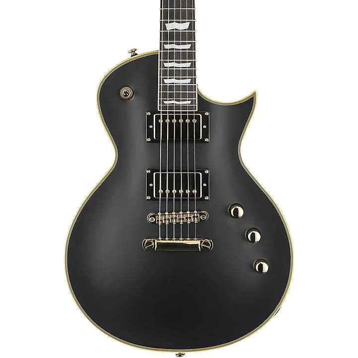 LTD EC 1000 Duncan Electric Guitar Black Satin