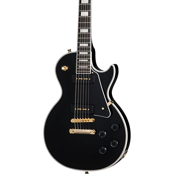 Les Paul Custom P 90 Limited Edition Electric Guitar Ebony