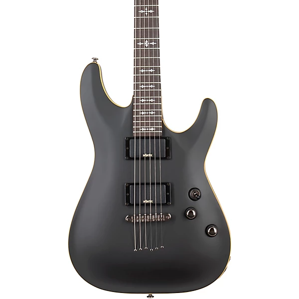 Schecter Guitar Research Demon 6 Electric Guitar Level 2 Satin Aged Black