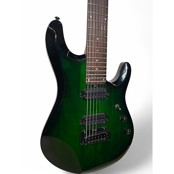 Used Sterling by Music Man JP50 John Petrucci Signature Green Solid Body Electric Guitar
