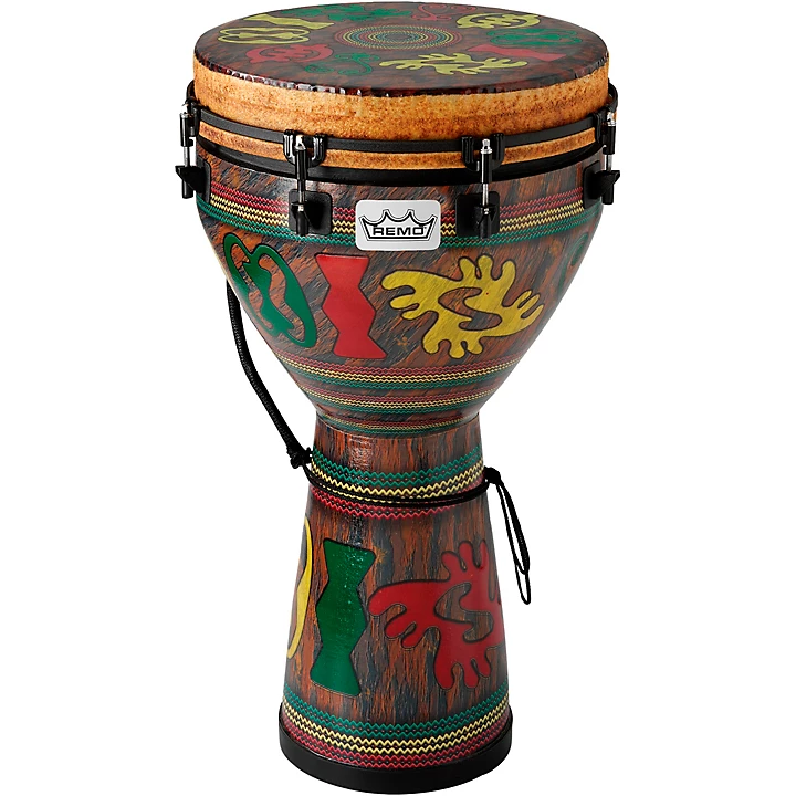 Remo Mondo Key Tuned Djembe Level 1 Adinkra 500741004606000.gc