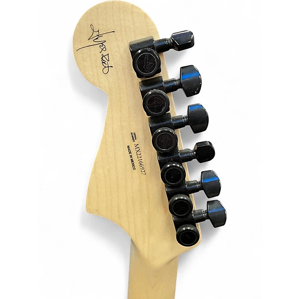 Used Fender Jim Root Signature Jazzmaster White Solid Body Electric Guitar