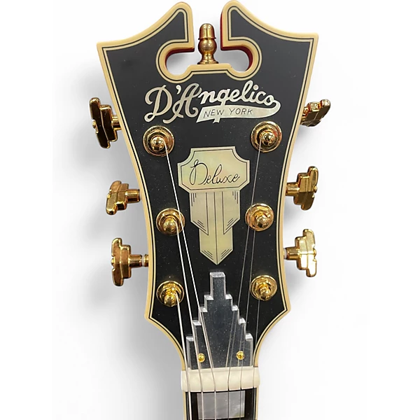 DAngelico Used DAngelico LIMITED EDITION DELUXE Red Hollow Body Electric Guitar.gc