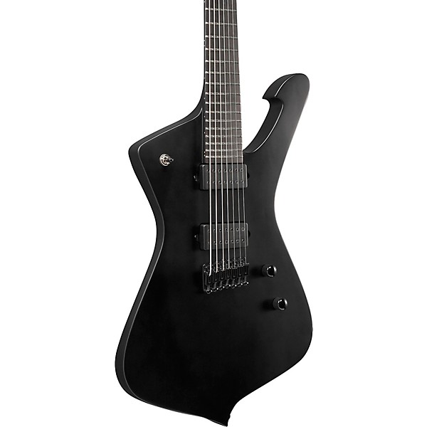 Iceman Iron Label 7str Electric Guitar Black Flat