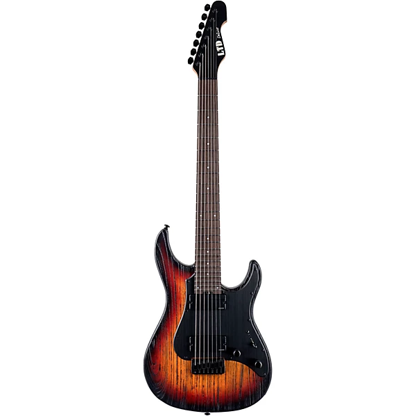 LTD SN 1007 Baritone Electric Guitar Fireblast