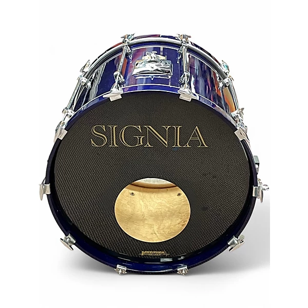 Premier Used Premier 4 Piece signia saphire blue Drum Kit.gc