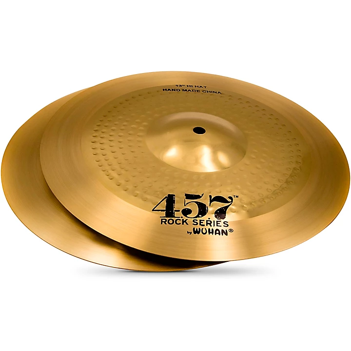 Wuhan 457 Rock Hi Hat Cymbals 13 in.