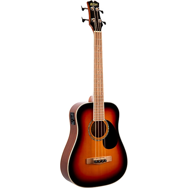 EZB Super Short Scale Acoustic Electric Bass 3 Color Sunburst
