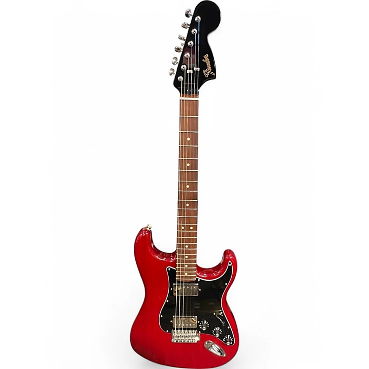 Fender Used 2019 Fender LIMITED EDITION BLACKTOP STRATOCASTER Crimson Red Trans Solid Body Electric Guitar.gc