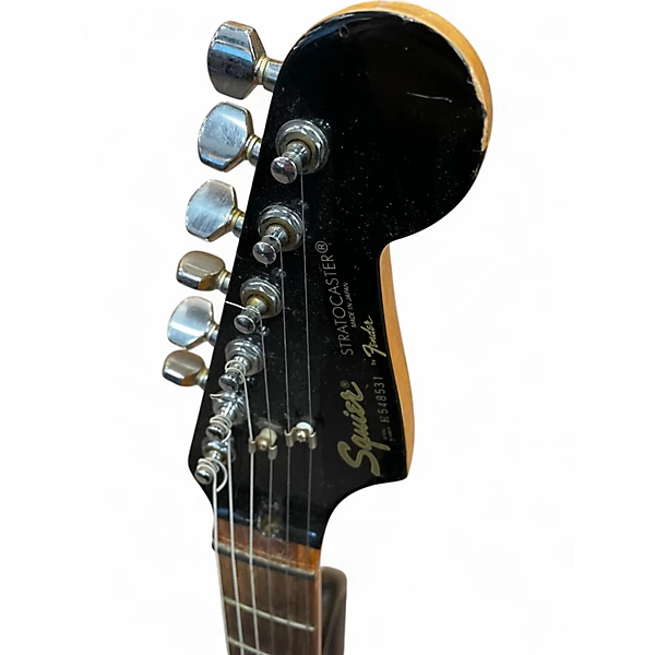 Vintage 1980s Squier Contemporary Stratocaster HSS Red Solid Body Electric Guitar