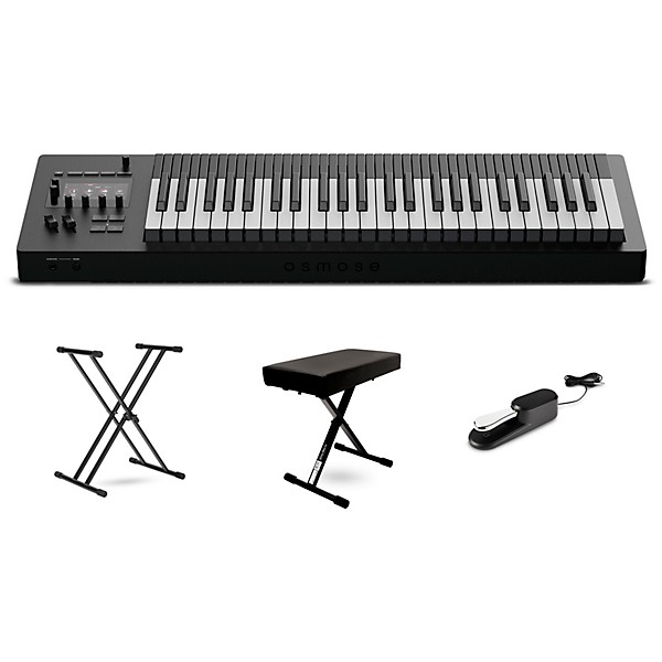 Osmose 49 49 Key Polyphonic Synthesizer Keyboard Essentials Bundle