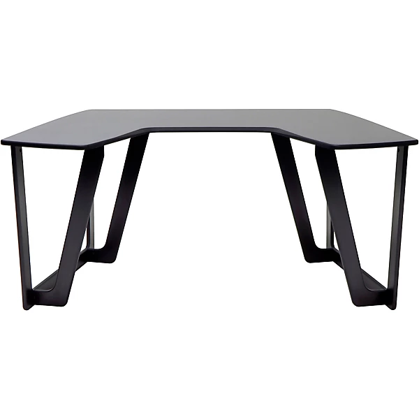 AIRE Artist Curved Workstation no racks Hautelink Desktop Black Legs