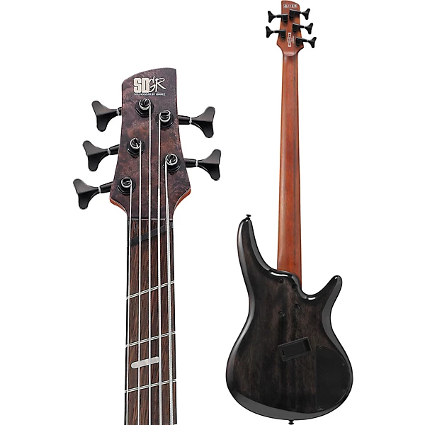 Ibanez Left Handed SRMS805L 5 String Multi Scale Electric Bass Guitar Deep Twilight