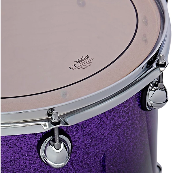 Genista Maple 4 Piece Shell Pack With 22 Bass Drum Purple Fade