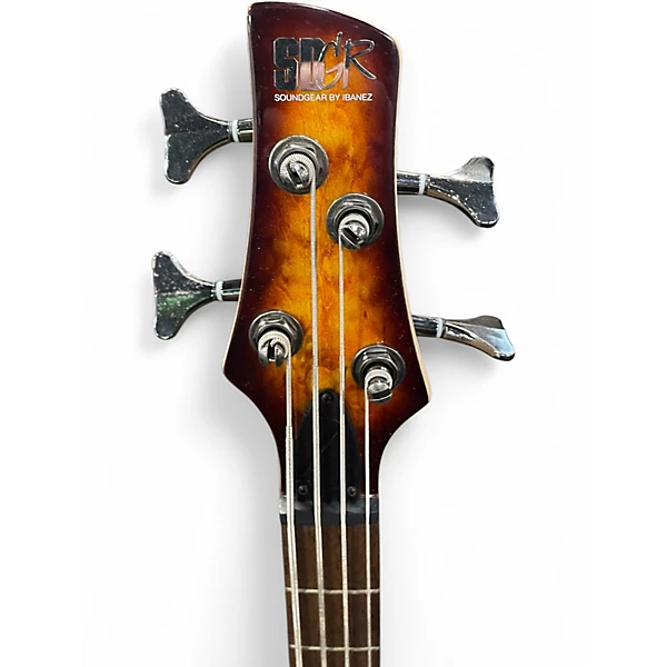 Used Ibanez SR400EQM 2 Color Sunburst Electric Bass Guitar