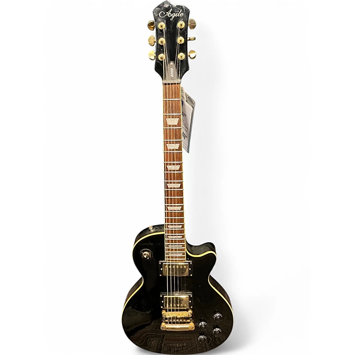 Agile Used Agile 2000 Black Solid Body Electric Guitar.gc