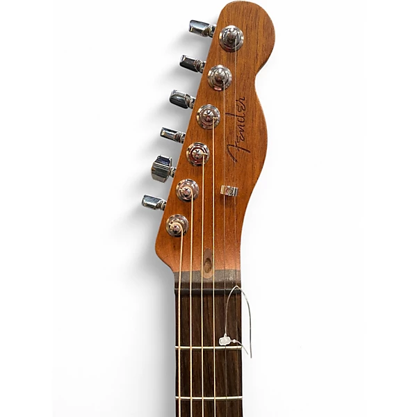 Fender Used Fender Acoustasonic Player Telecaster Black Acoustic Electric Guitar