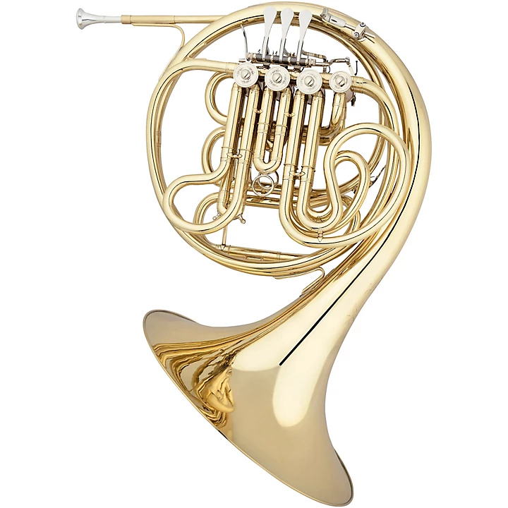 EFH884U Professional Series Geyer Double Horn with Fixed Bell Raw Brass