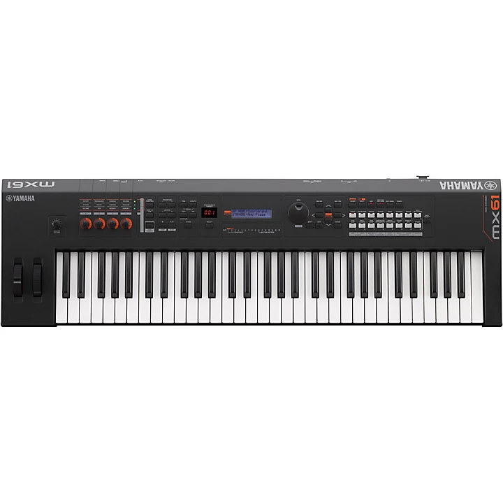 MX61 61 Key Music Production Synthesizer Black