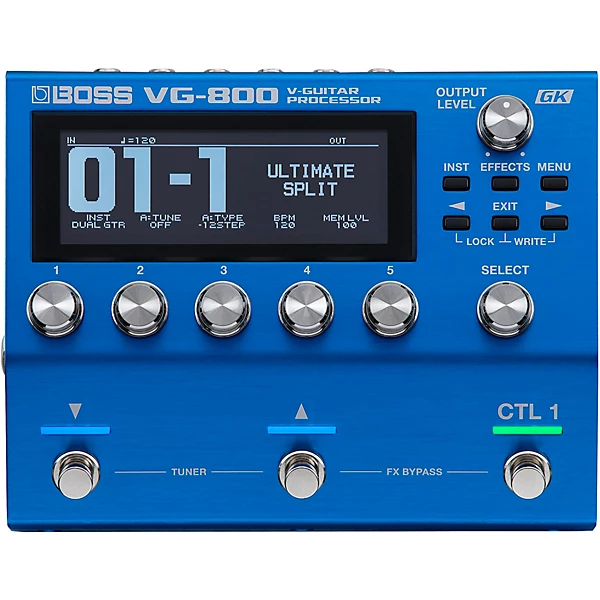 BOSS VG 800 V Guitar Processor Blue