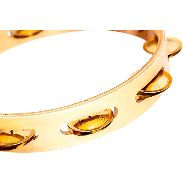 MEINL Artisan Edition Tambourine Single Row Brass Jingles 10 in.