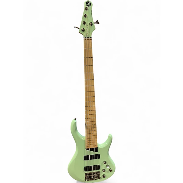 MTD Used MTD Kingston Z 5 String Seafoam Green Electric Bass Guitar.gc