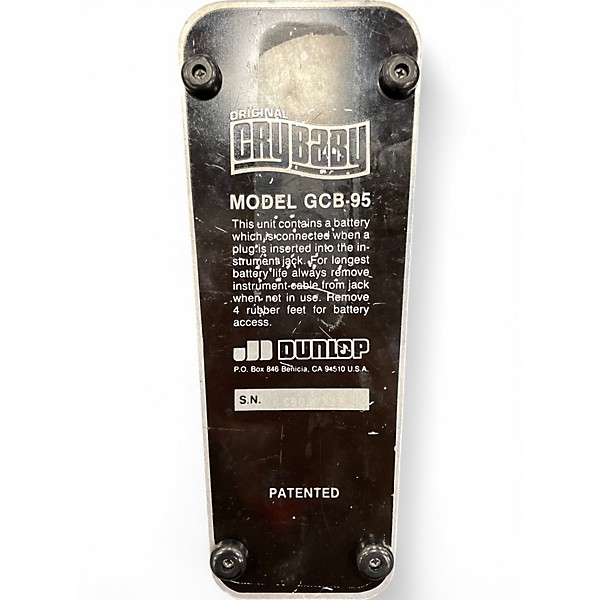 Used Dunlop GCB95  Effect Pedal