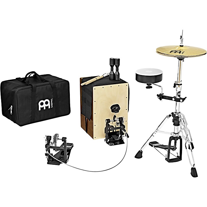 Cajon Drum Set with Cymbals and Hardware