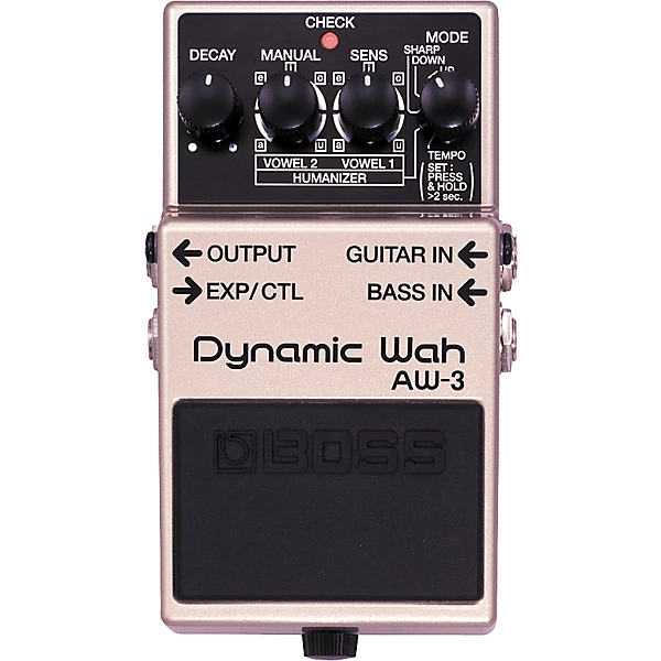 BOSS AW 3 Dynamic Wah Guitar Effects Pedal