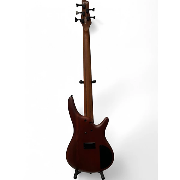 Ibanez Used Ibanez SR505 5 String Left Handed Natural Electric Bass Guitar.gc
