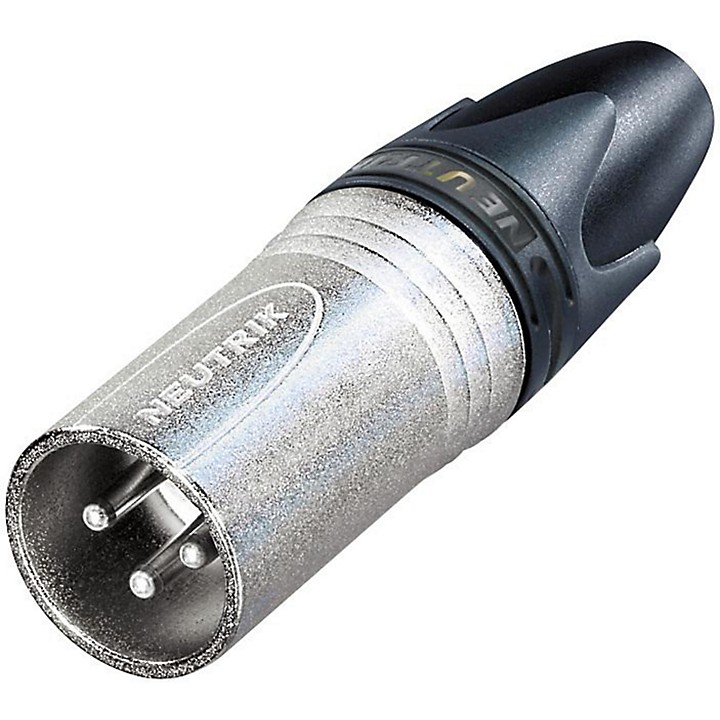 Neutrik XX Series XLR 3 Pin Inline Connector Silver Contacts Male