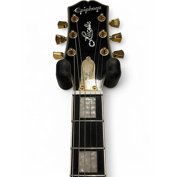 Used Epiphone BB King Lucille Black Hollow Body Electric Guitar