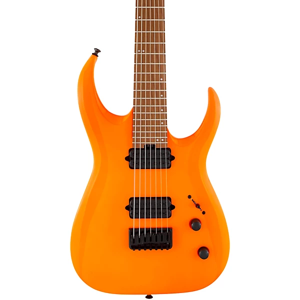 Pro Series Misha Mansoor Juggernaut HT7FM 7 String Electric Guitar Neon Orange